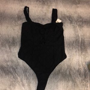 Free People Black body suit